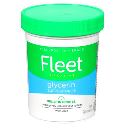 Fleet NBGRLVS TOOBOSS SIXNEA Fleet - Laxative - Suppository - 50 per Jar - 2 Gram Strength - Glycerin