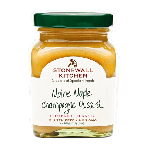 Stonewall Kitchen Maine Maple Champagne Mustard, 8 Ounces