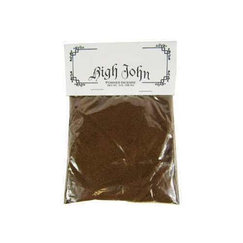 CircuitOffice 1 Oz High John Powder Incense for Cleansing, Protection, Prosperity, Spells, Success, Luck, Manifestation, Drawing, Power, Charms, Magick, Drawing Luck, Love, Success and Wicca