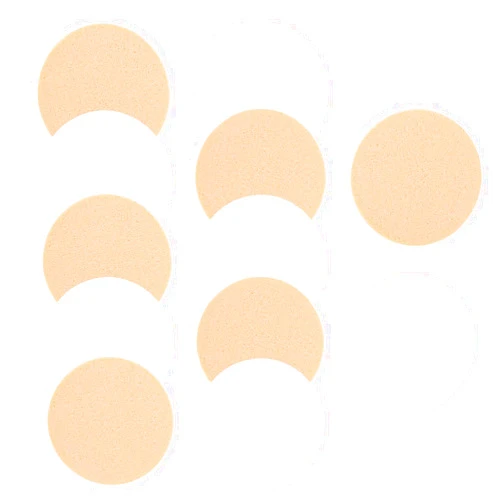 Sliverdew 12 Pcs Round Makeup Sponges for Foundation Facial Powders Puff Cosmetic Sponge Round Foam Pad Powders Blender for Liquid Foundation Cream Powdes Concealer - Wet Dry Use