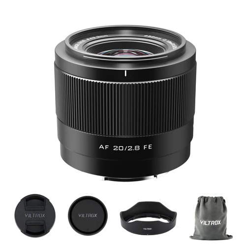 VILTROX 20mm F2.8 f/2.8 AF Lens for Sony E Mount, Wide-Angle Full-Frame Auto Focus Lens Compatible with Sony E-Mount Mirrorless Cameras Alpha a7cr a7cii a7c a6700 zv-e100 a6600 a6400 a7iv a7iii