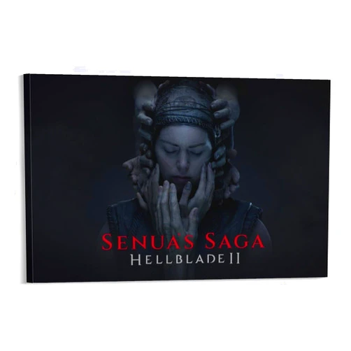 Generic Poster Hellblade Poster Art Wallpaper (2) Home Decor Poster Wall Art Hanging Picture Print Bedroom Decorative Painting Posters Room Aesthetic 08x12inch(20x30cm), Frame-style