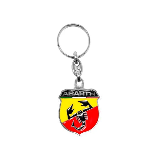 Abarth 21762 Offizieller Schlüsselanhänger Logo Abarth, Metallschild