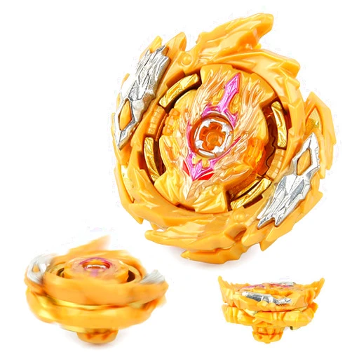 MYTHICAL GYRO Bay Battling Top Starter SuperKing B-168 Rage Longinus .Ds' 3A Spinning Gaming Tops Gold Version Gyro Booster without Battle Launcher & Bey Launcher Grip (B-168)