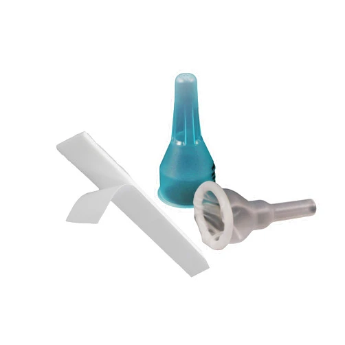 TOPMED ETS 25-Units Silicone Urinal Bag Male External Catheter Single use with Adhesive Strip (Large 30 mm 1.2 Inches)