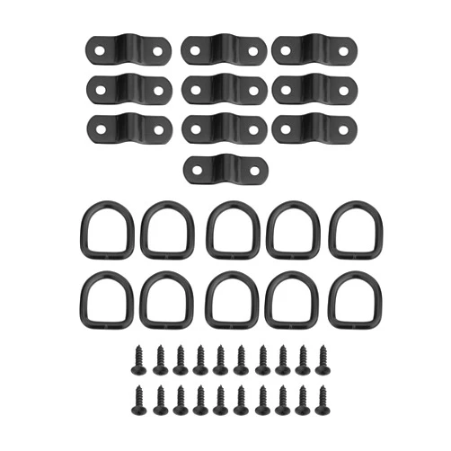 Oranges Autoparts 10 Packs D Rings Tie Down Anchors Hooks 1/4