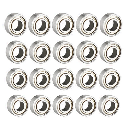 uxcell 683ZZ Ball Bearing 3mm x 7mm x 3mm Double Shielded Deep Groove Bearings, Carbon Steel 20pcs