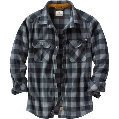 Legendary Whitetails Men’s Long Sleeve Fleece Button Up Heavyweight Shirt