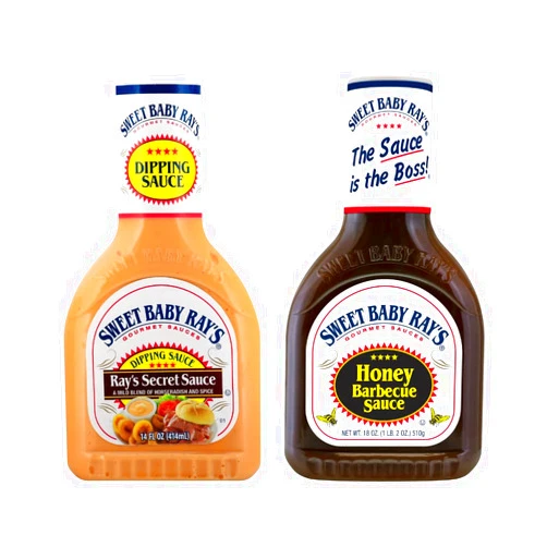 Ken's Steak House Sweet Baby Ray's Variety Pack Dipping Sauces (Secret + Honey Barbecue)