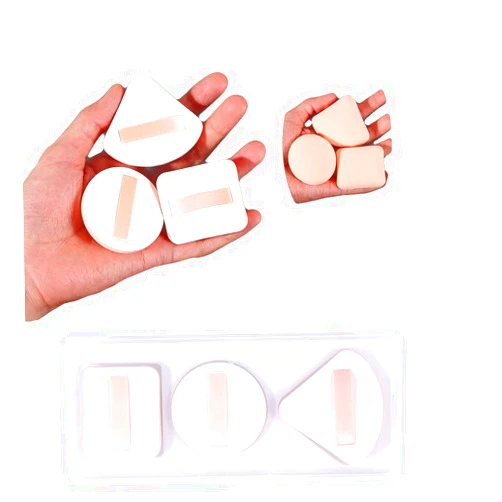 VAVOLO 3PCS Cosmetic Puff Makeup Sponge With Organizer Foundation Powder Sponge Puff Beauty Tools for Women Makeup Accessories, Dry And Wet Air Cushion Puff Makeup Brush