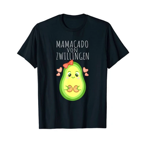 Twin Mamacado Werdende Mutter Kleidung Women's Twin Mamacado 2022 Gemini Pregnancy T-Shirt T-Shirt