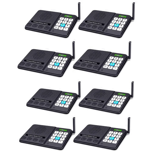 GLCONN 8 Pack Intercom System for Home Business House Office