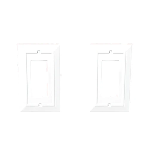 Franklin Brass W35243-PW-C Classic Architecture Single Decorator Wall Plate/Switch Plate/Cover, White (Pack of 2)