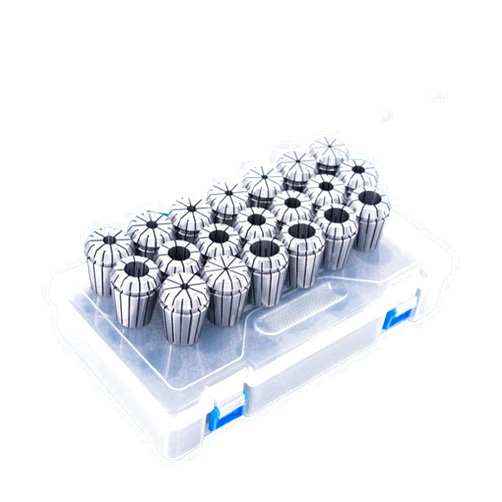 MABUARN ER Spring Collet ER11 ER16 ER20 ER25 Set with Plastic Case for CNC Lathe Engraving and Milling Tool Workholding Chuck (ER25 AA 20PCS)