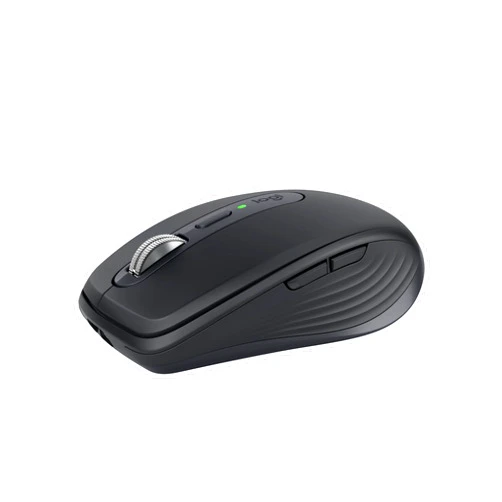 Logitech MX Anywhere 3S Compact Wireless Mouse, Fast Scrolling, 8K DPI Any-Surface Tracking, Quiet Clicks, Programmable Buttons, USB C, Bluetooth, Windows PC, Linux, Chrome, Mac - Graphite