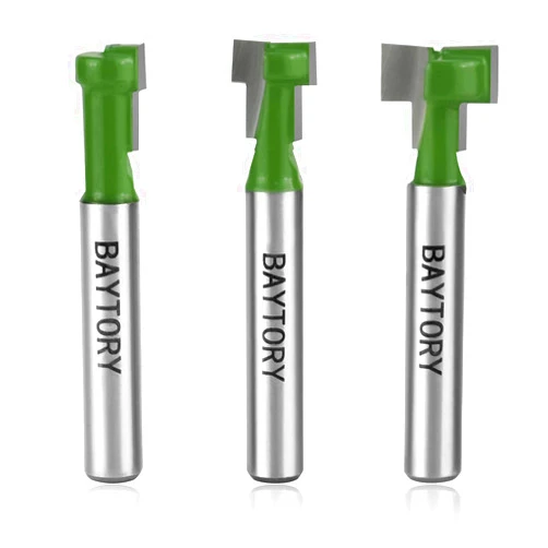 BAYTORY 3Pcs Keyhole Router Bits Set, 1/4