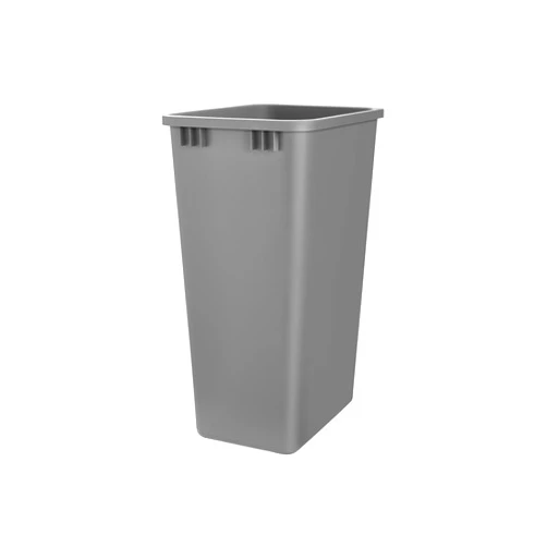 Rev-A-Shelf 50 Quart Waste Bin, Silver