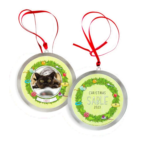 I See Me! Personalized Pet Photo Ornament for Cat - I See Me!