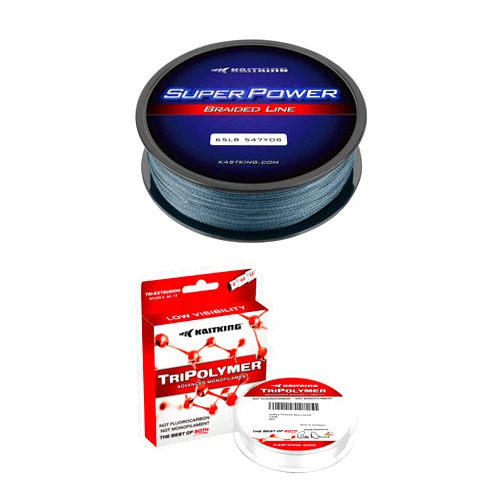 KastKing Superpower Braided Fishing Line & KastKing TriPolymer Advanced Monofilament Fishing Line