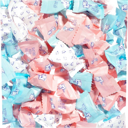 Candy Envy Magical Pony-Themed Assorted Fruit-Flavored Soft Sours - 13 ounce Bag - Approximately 100 Individually Wrapped Soft Sours - 1 pack
