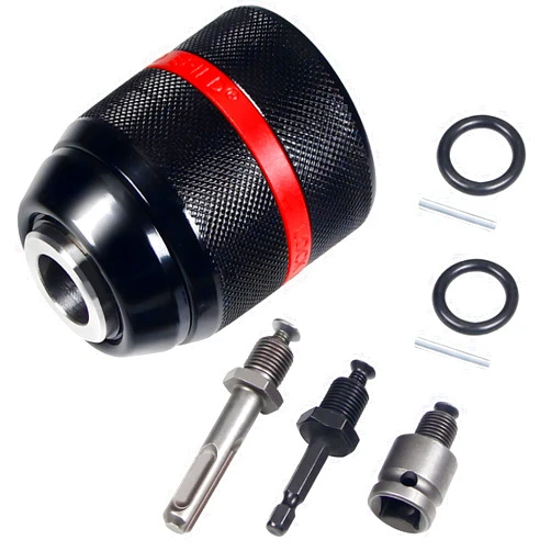 YUEARN Keyless Drill Chuck for Milwaukee,1/2-20UNF Mount 1.5-13mm Self-tighten Drill Chuck for Multiple Purposes,Including 3/8