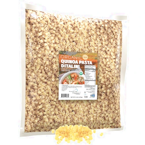 Mountain High Organics Gluten Free Organic Quinoa Pasta, Ditalini - 5lb Bag