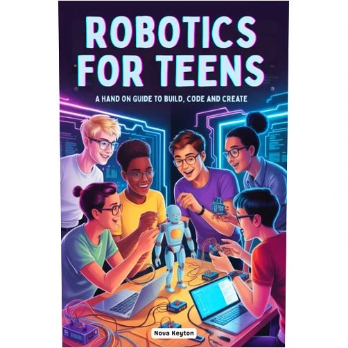 Nova Keyton ROBOTICS FOR TEENS: A HAND ON GUIDE TO BUILD, CODE AND CREATE