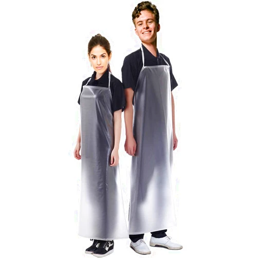Younber Waterproof Plastic Aprons Transparent PVC 2 Pack, Keeps You Clean and Dry When Dishes Washing Kitchen Cooking Lab Work Butcher Dog Grooming Cleaning Fish Unisex 45.3in x 27.5in