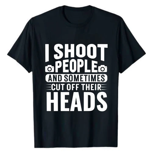 InnoBeta Funny Photographer Gifts Shirts for Women Men, Unique T-Shirt for Photographer