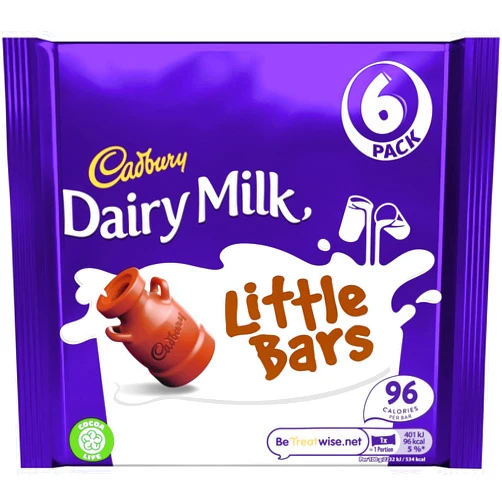 Cadbury Dairy Milk For Kids Original Chocolate Bars, 108g, Imported from the UK