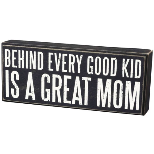 Primitives by Kathy Family-mom Box Sign