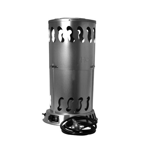 Mr. Heater MH200CVX 200,000 BTU 5,000 Square Feet Portable Outdoor Adjustable Propane Gas Convection Heater with Push Button Igniter and Regulator, Silver