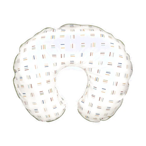 Boppy Original Nursing Pillow with Organic Cotton Cover, Swatchcard, Ergonomic Nursing Essentials for Bottle and Breastfeeding, Firm Hypoallergenic Fiber Fill with 100% Organic Cotton Pillow Cover