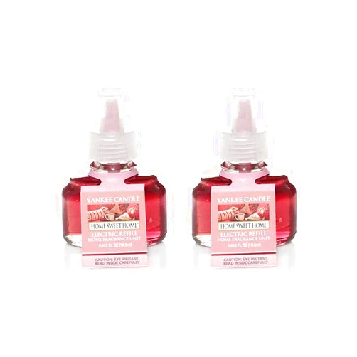 Yankee Candle Home Sweet Home Scent Plug Refill Bottles 0.6 Oz (Pack of 2 Refills)