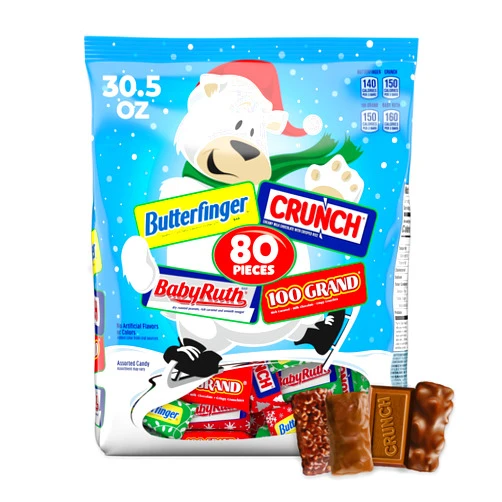 Butterfinger Assorted Chocolate SUB 30.5ozX6 (80ct)