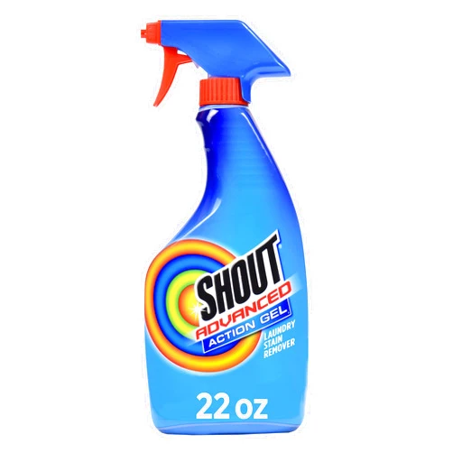 Shout Advanced Laundry Stain Remover Gel, Breaks Down 100+ Types of Tough Stains - 22oz Spray