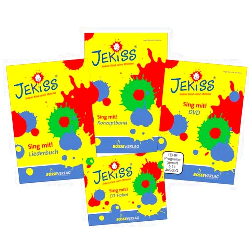 German Edition by unknown author (Author) JEKISS. Teacher's bundle (Conception volume, song book, CD bundle and DVD)