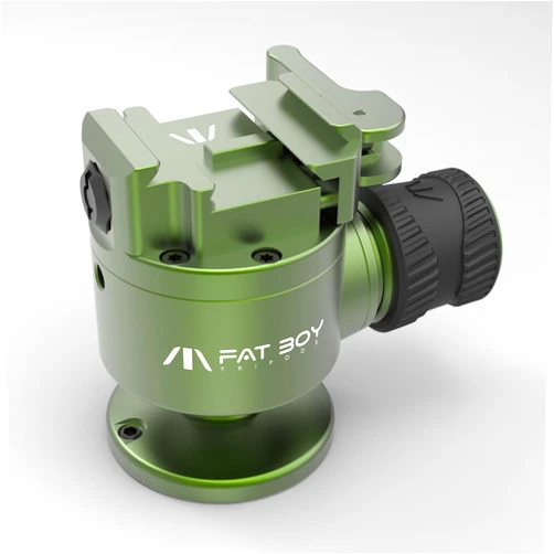 FatBoy Tripods Invert40 Ball Head, 40mm, for Spotting scopes, Binoculars, and Camera Equipment. Lightweight, Quick Release, Arca Swiss and 1913 (Picatinny)