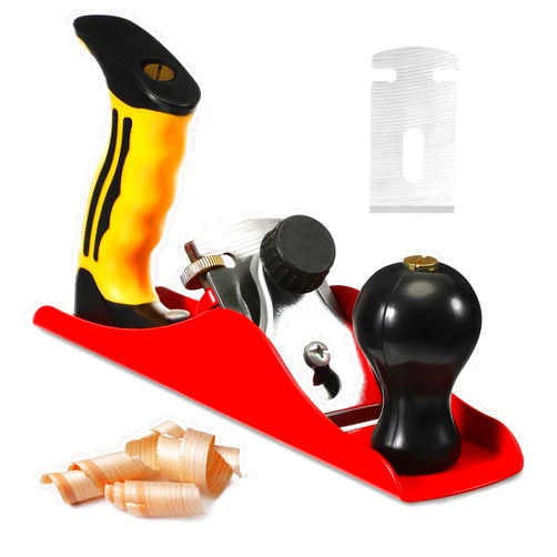 Lanties Hand Planer with 2 Inch Blade Adjustable Smoothing Wood Plane Universal Bench Plane for DIY Door Installation Woodworking Trimming