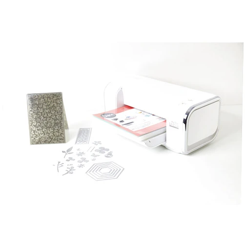 Sizzix Big Shot Switch Plus Starter Kit (White), Electric Die Cutting & Embossing Machine For Arts & Crafts, Card Making, Scrapbooking & Papercraft (9-inch Opening)