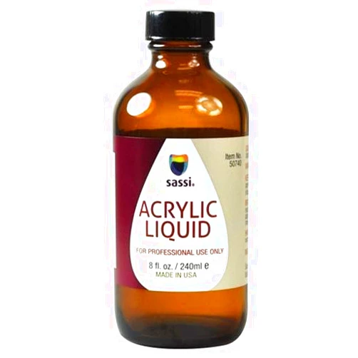 Sassi Acrylic Liquid, 8 Ounces (Pack of 2)