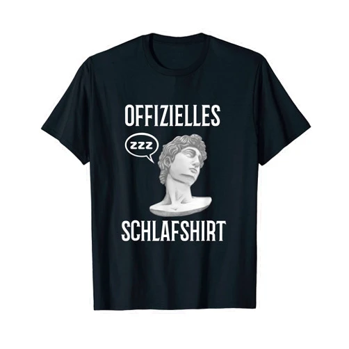 Schlafanzug Geschenkidee Langschläfer Morgenmuffel Mens Nightdress Greek Pyjamas Official Sleep Shirt Gift T-Shirt