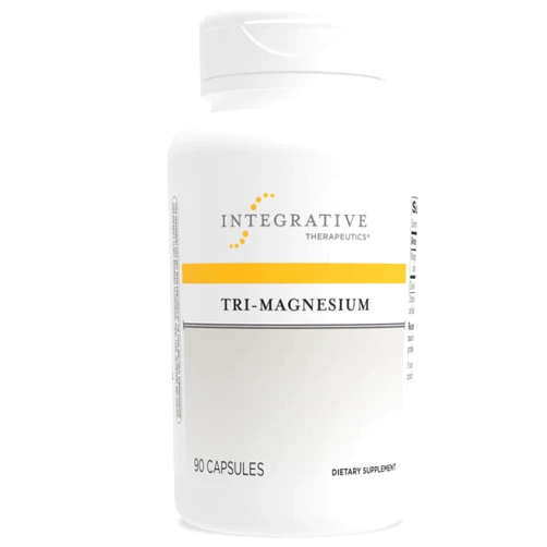 Integrative Therapeutics Tri-Magnesium - Supports Healthy Bones & Teeth* - Supports Cardiovascular & Neurological Function* - Promotes Calm* - 90 Capsules