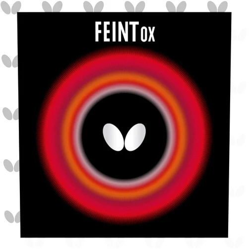 Butterfly Feint OX Table Tennis Rubber Sheet - No Sponge (OX) - Red or Black - 1 Long Pips Table Tennis Rubber Sheet - Professional Table Tennis Rubbers