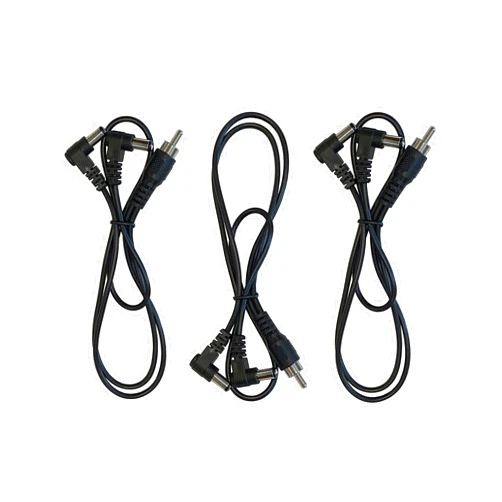 Kurrent Electric (3) Pack of 2 Way Split Effects Pedal DC Power Cables for CIOKS Supplies