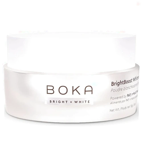 Boka Teeth Whitening Powder - Nano Hydroxyapatite, Appropriate for Sensitive Teeth, Whitening -Toothpaste Alternative with Essential Oils, Has Probiotics, Multivitamins & Aloe