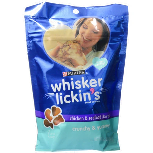 Whisker Lickin's Purina Whisker Lickin Chichen & Seafood Cat Food, 6.5 Oz