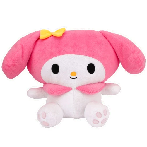 Juju GOODS Juju Melody Plush (20 in) - Kawaii Plush Cute Plushies - Cute Kawaii Stuff Melody Plushies - Kawaii Accessories Melody Plushie - Kawaii Plushies Melody Stuff - Giant Kawaii Stuffed Animals (Hpy)