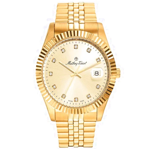 Mathey-Tissot Rolly II Crystal Mens Watch H710PDI
