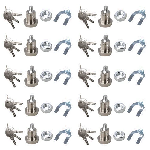 AGUNION L-1172C National Mailbox Lock Replacement USPS-L-1172C National Mailbox Lock C9100, Compatible with CompX L-1172C NDCBU CBU Cluster Mailboxs, with 3 Keys -10 Pack